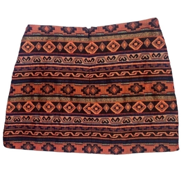 Southwestern Aztec Design Pattern Skirt - Picture 2 of 6